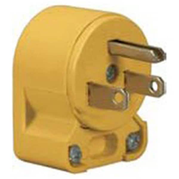 Eaton Wiring Devices Cooper Wiring 4867AN-BOX 15A 125V 2-Pole Heavy Duty Grade Vinyl Plug; Yellow 4867AN-BOX - main